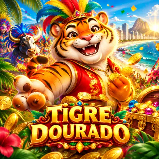 Símbolos do slot do tigre em uma rodada bônus