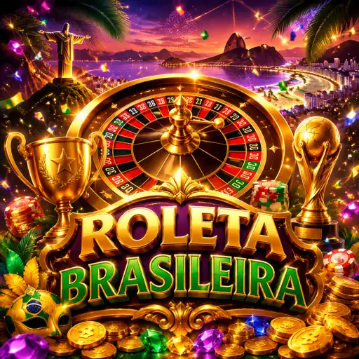 Mesa de roleta com crupiê falando português